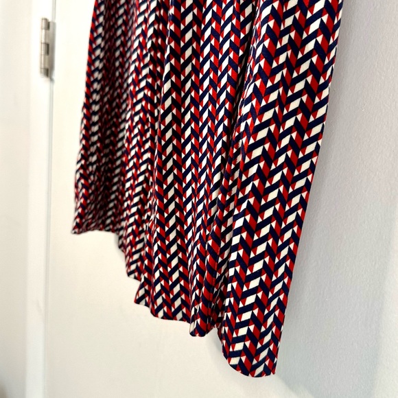 Cabi Kelly High Rise Wide Leg Patterned Crop Pants - Picture 10 of 11